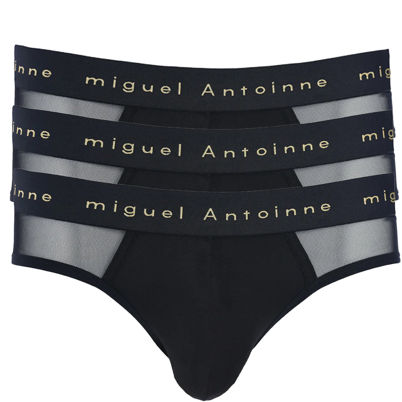 Signature Luxe Air-Mesh Briefs, 3-Pack