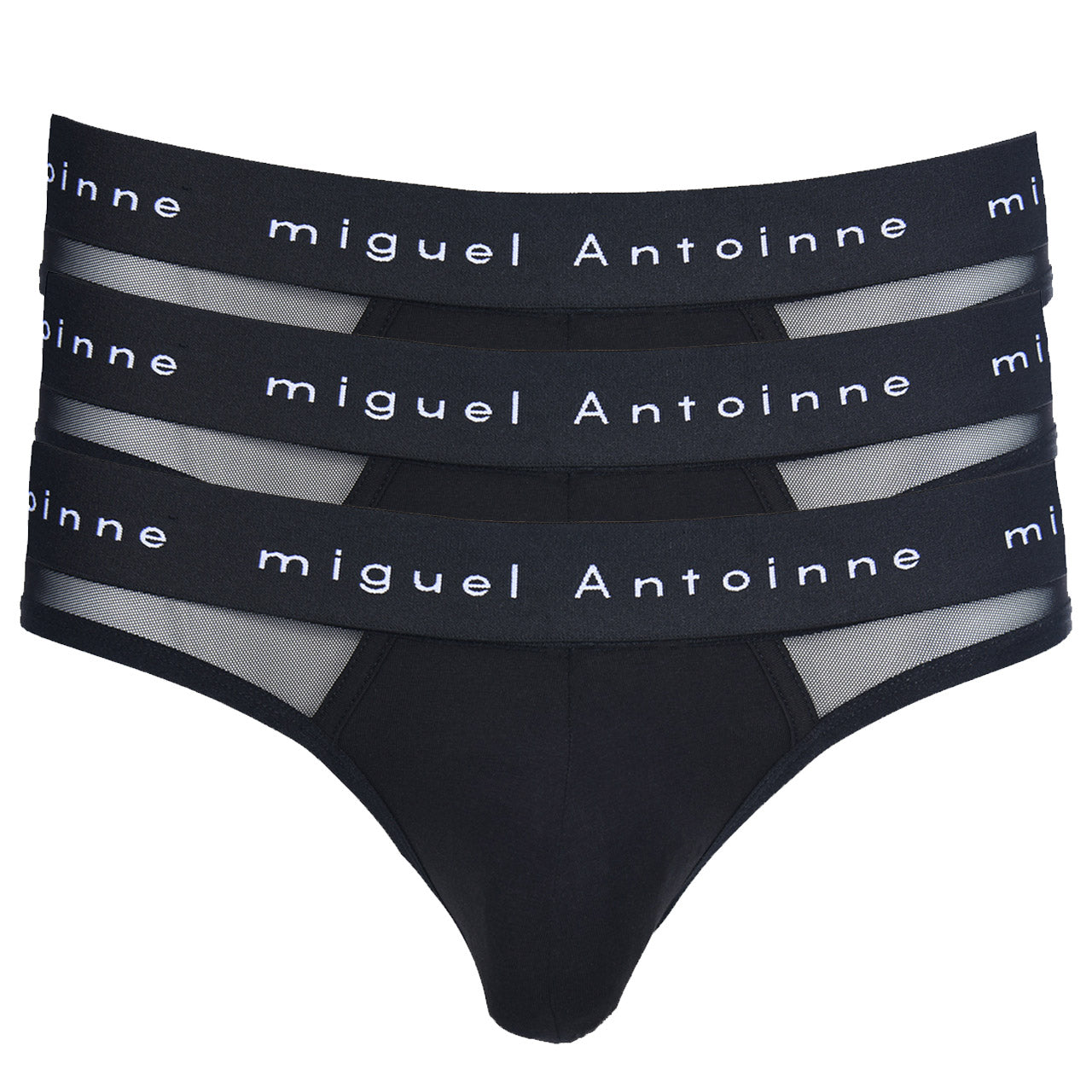Signature Luxe Air-Mesh Bikini Briefs, 3-Pack
