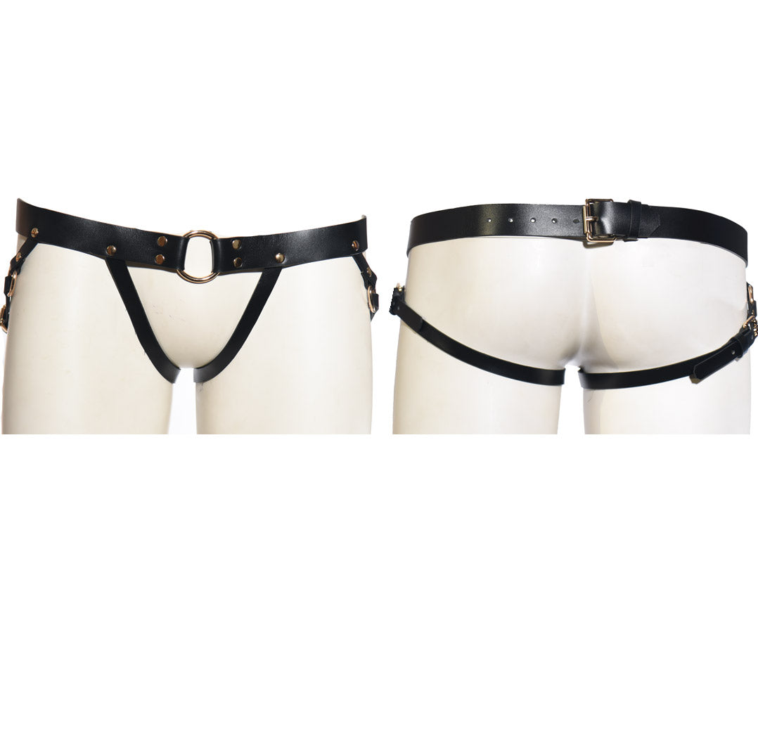 Leather Jock Harness