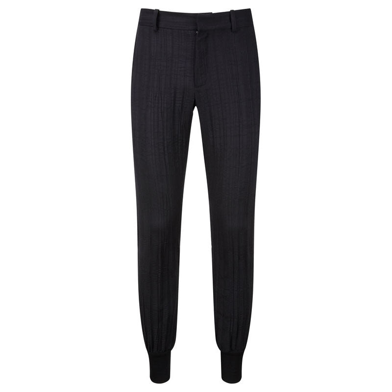 RIB ANKLE TAILORED TROUSERS