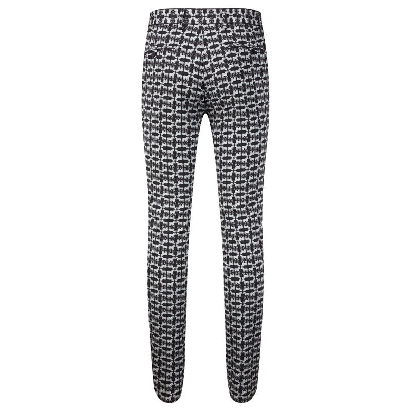 JACQUARD ZEBRA TROUSERS