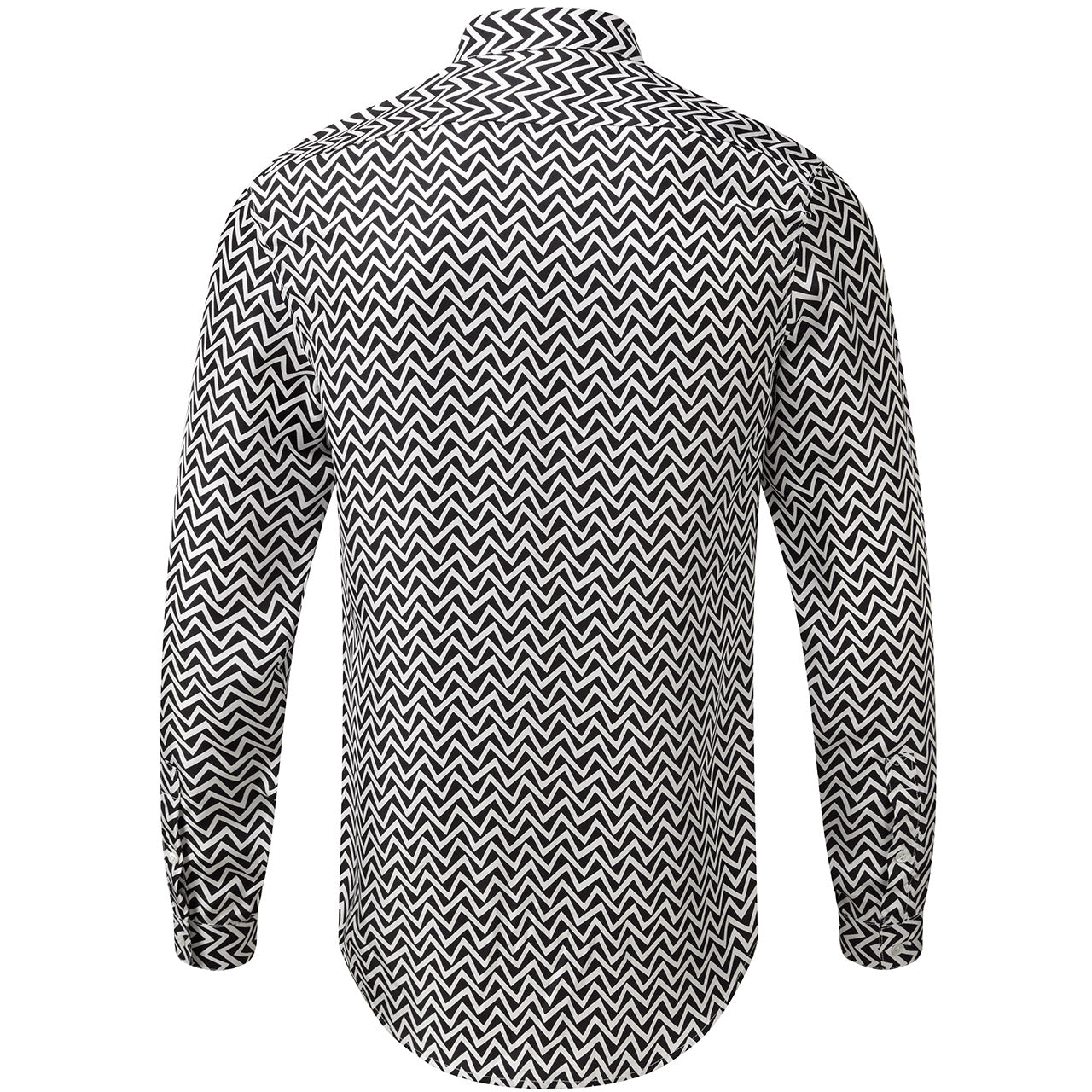 CHEVRON SILK SHIRT