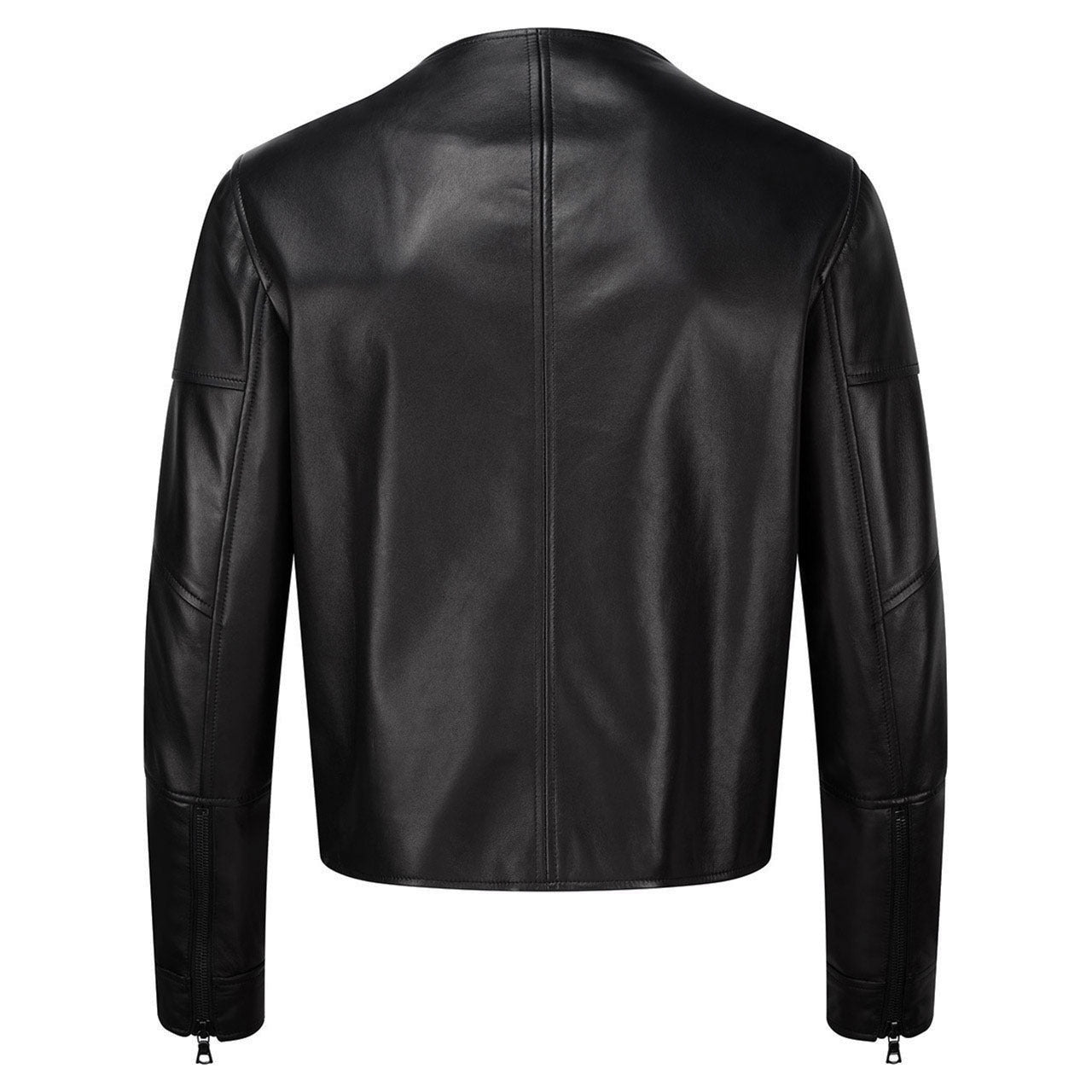 LEATHER BIKER JACKET