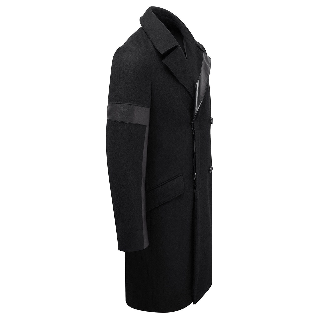 Wool & Leather Coat