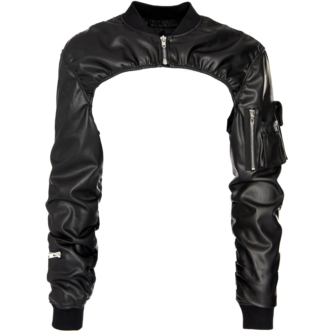 SHOULDER BLADE LEATHER JACKET