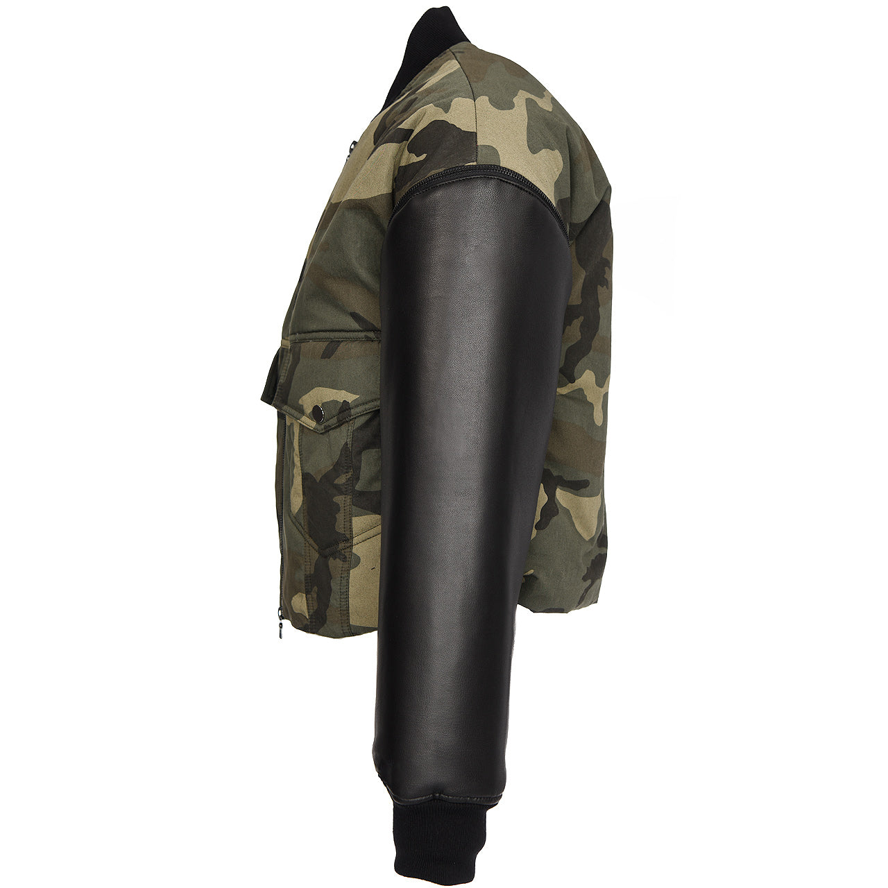 ZIP OFF SLEEVES CAMOUFLAGE JACKET