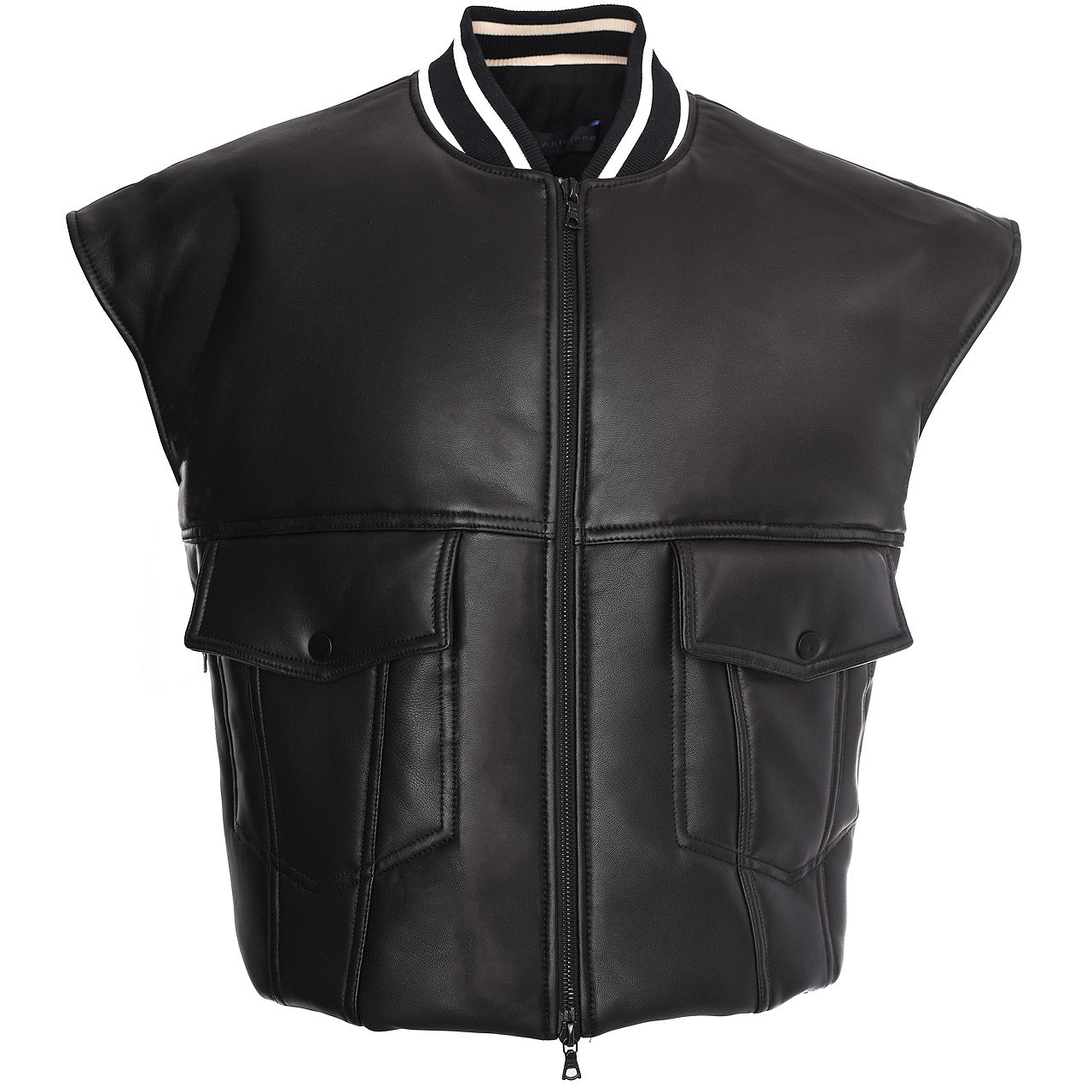 PADDED VEST LEATHER