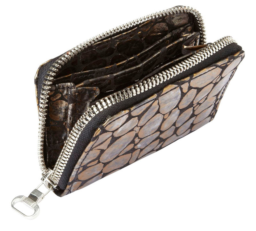 CHIOGGIO LEATHER ZIP WALLET