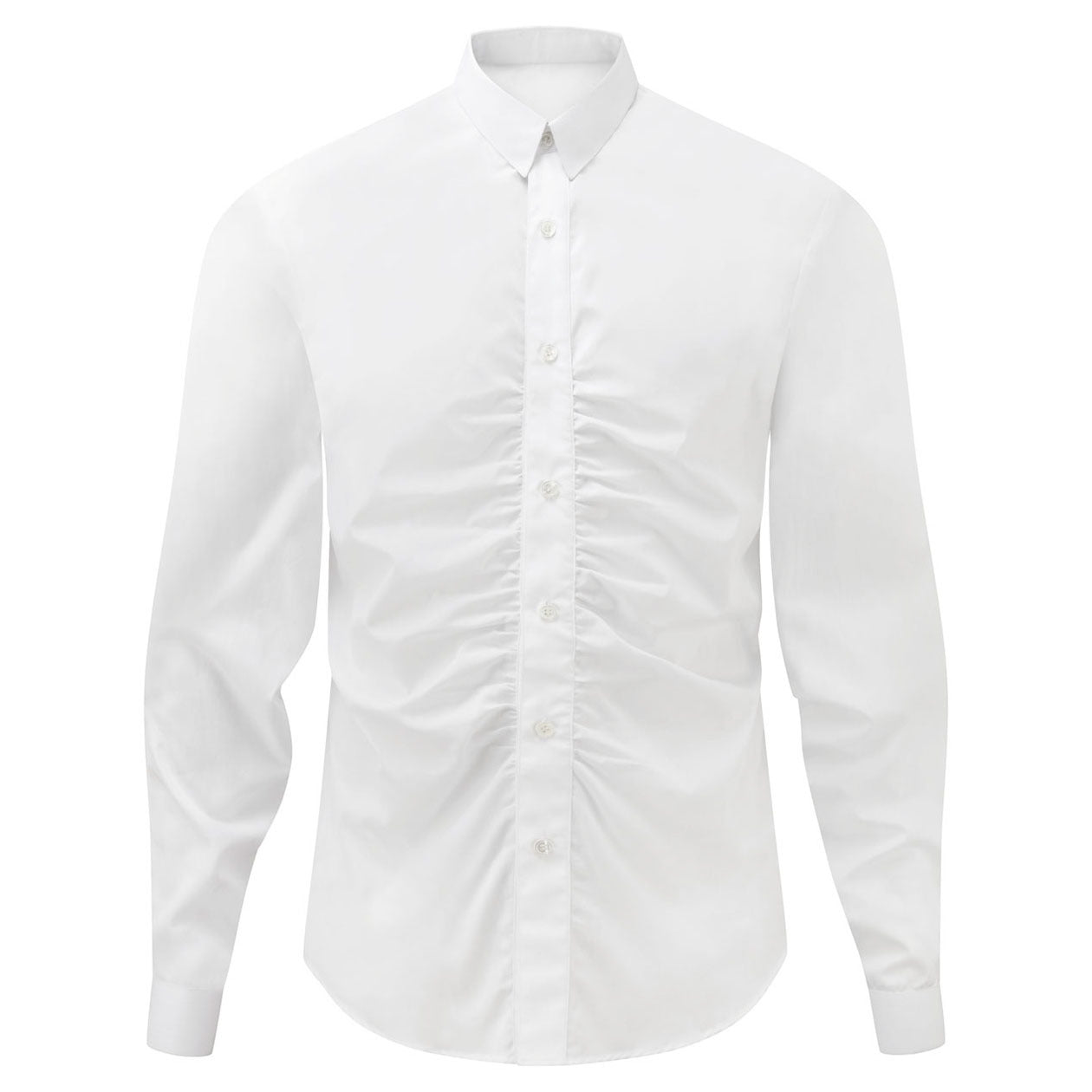 SHIRRING TAILORED SHIRT