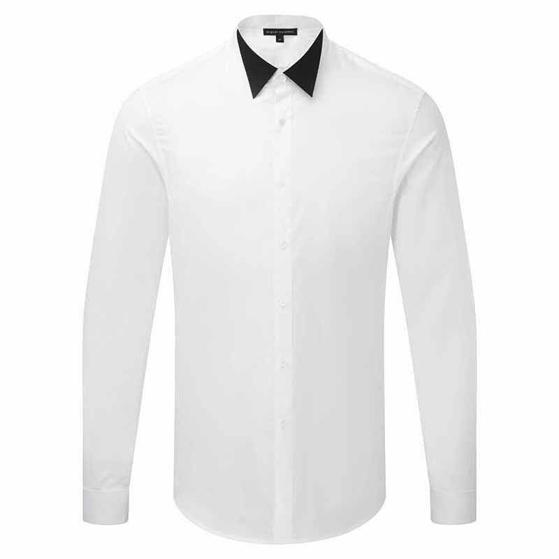 CONTRAST WING COLLAR