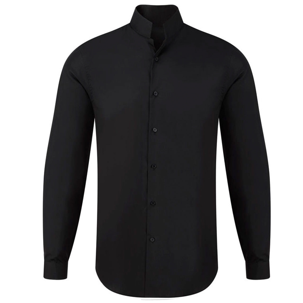 MANDARIN COLLAR - BLK