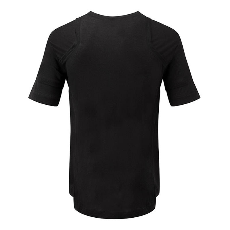 SYMMETRICAL T-SHIRT, BLACK