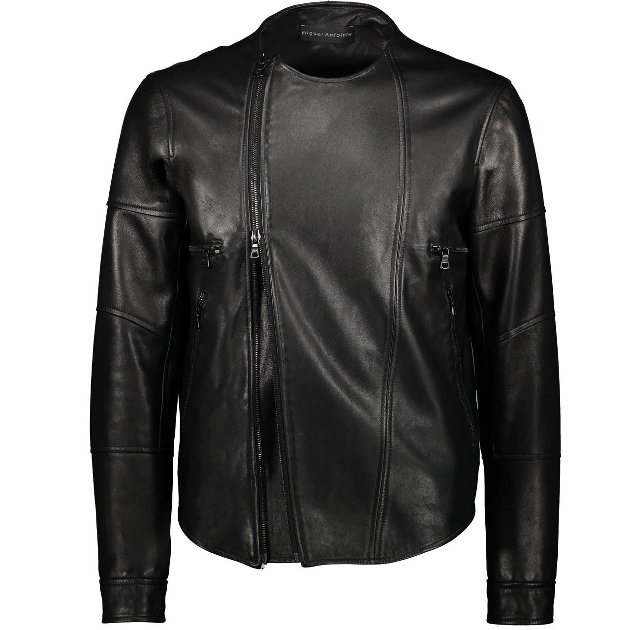 LEATHER BIKER JACKET