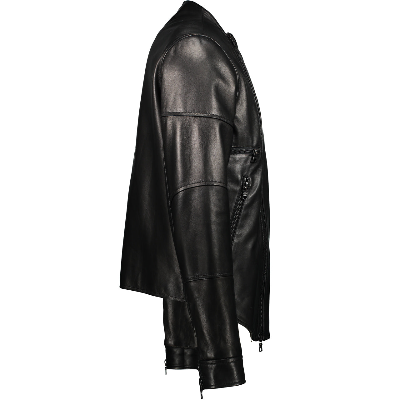 LEATHER BIKER JACKET