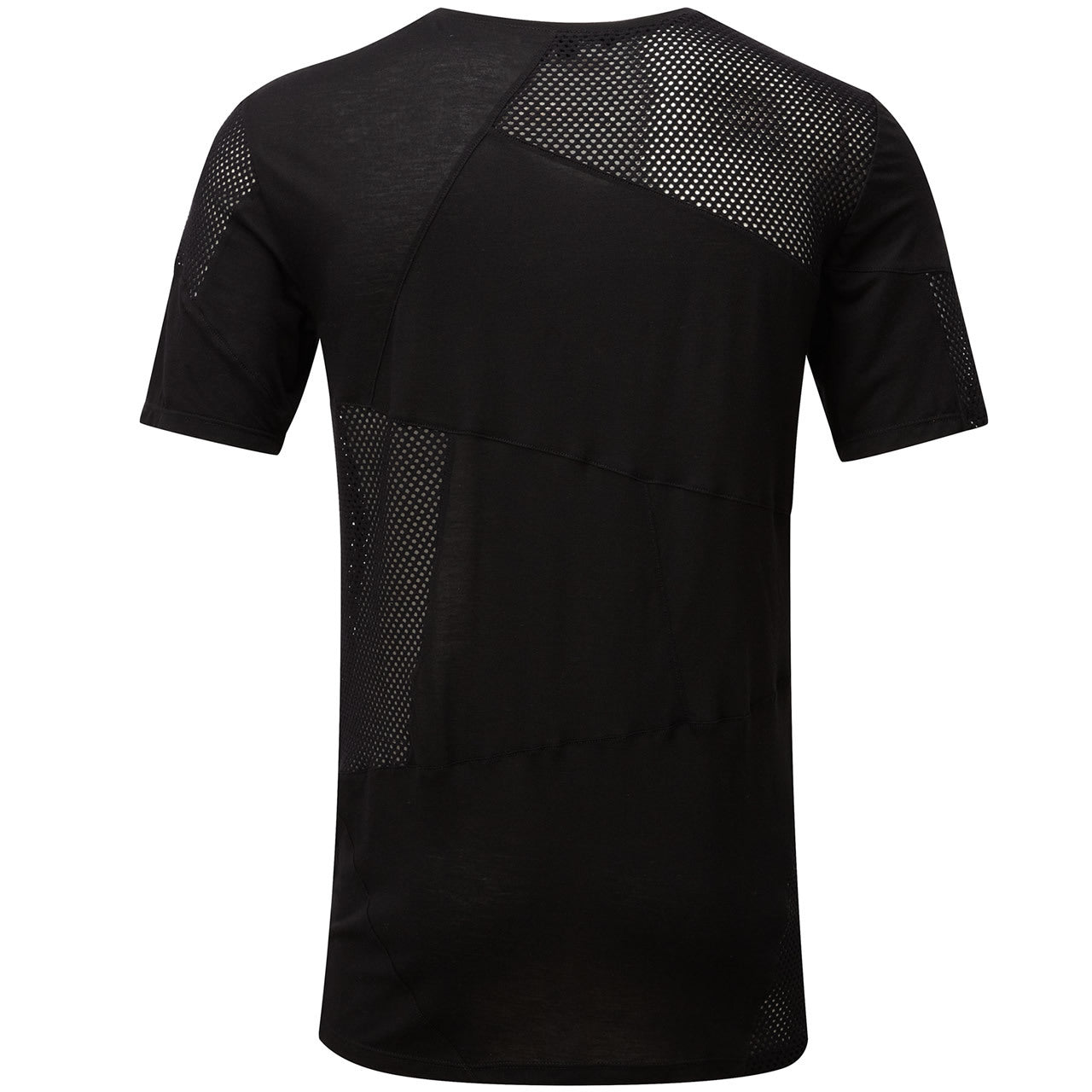 MESH PANELED T SHIRT
