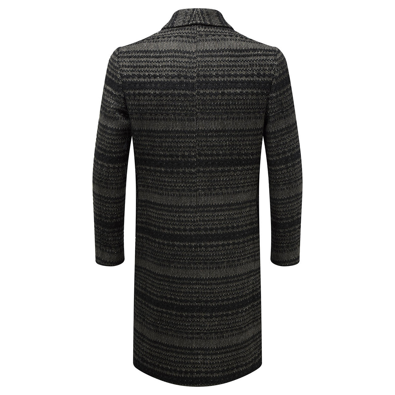 WOOL KNIT CARGO COAT