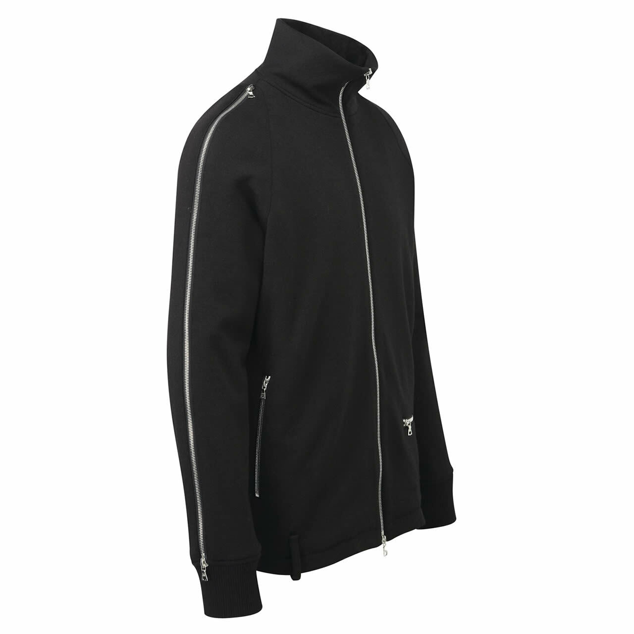 ZIPPERED SWEAT JACKET