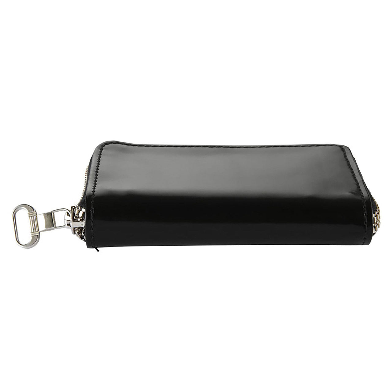LEATHER ZIP WALLET - PATENT
