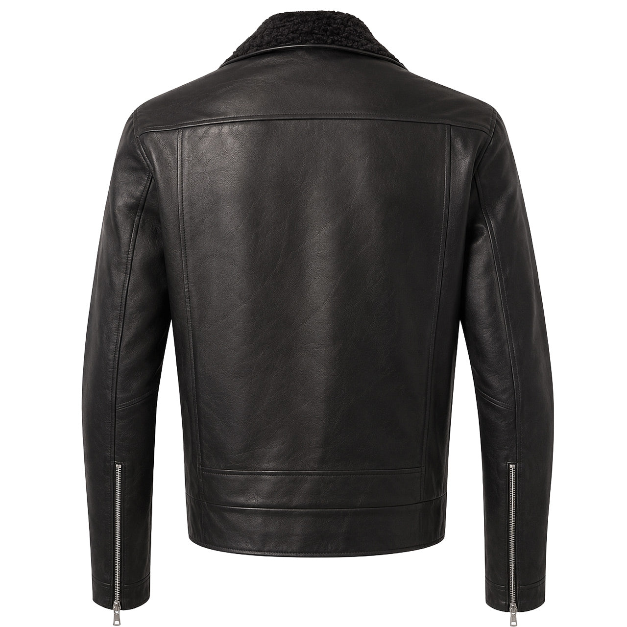TAILORED LEATHER MOTO JACKET