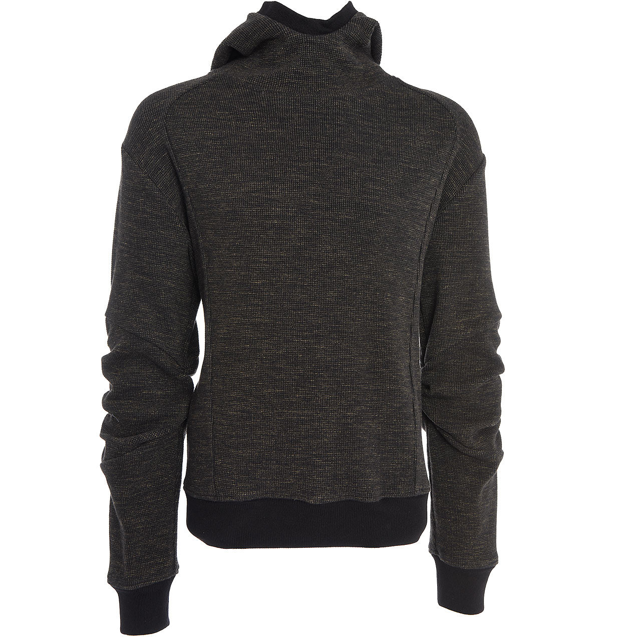SHIRRED SLEEVES SWEATSHIRT-HOODIE