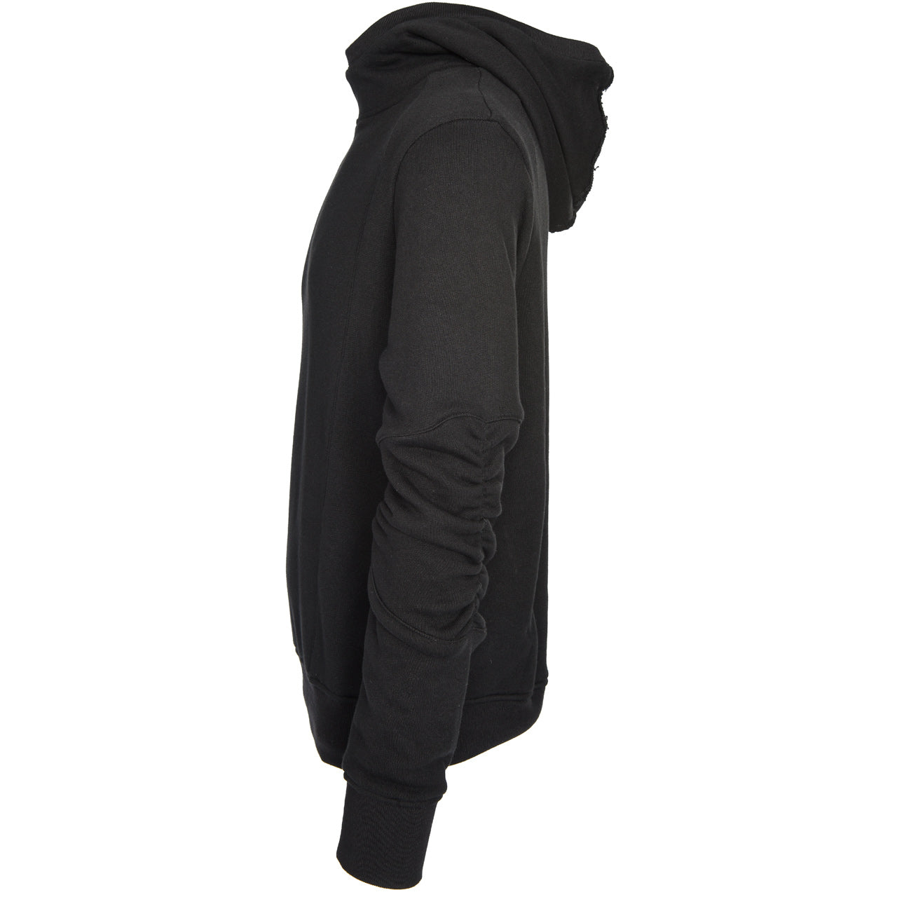 SHIRRED SLEEVES SWEATSHIRT-HOODIE
