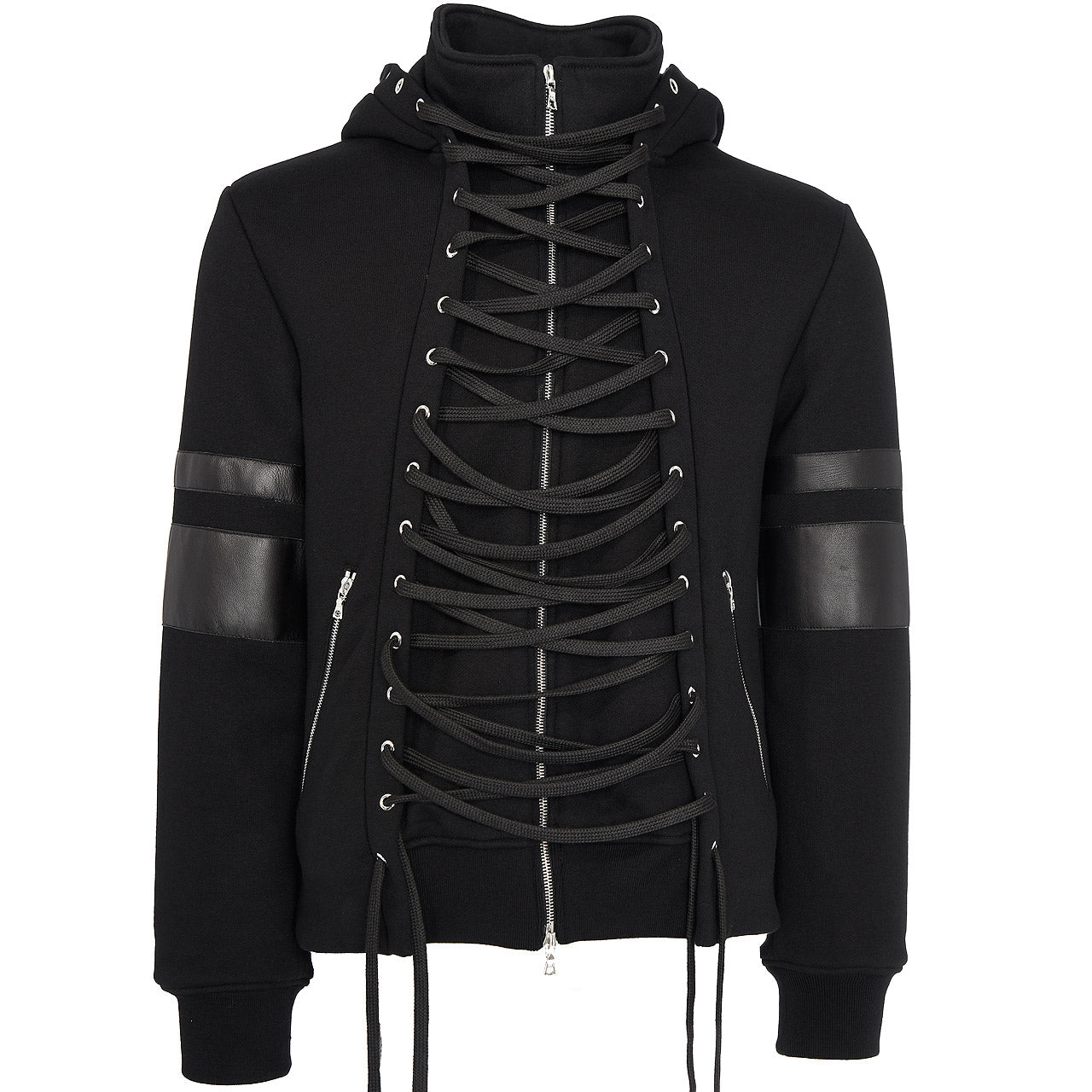 LACED SWEAT HOODIE