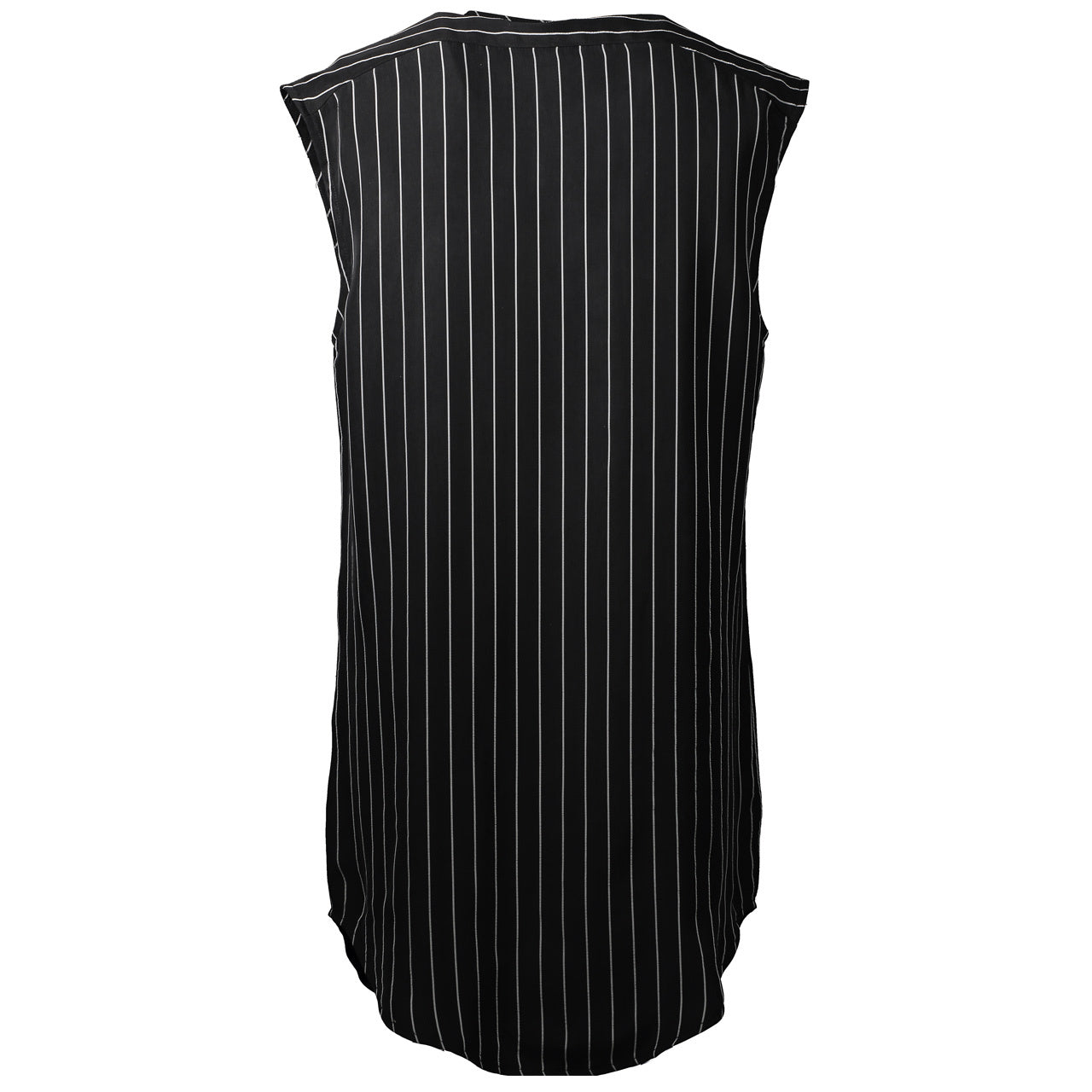 SLEEVELESS STRIPE LOUNGE SHIRT