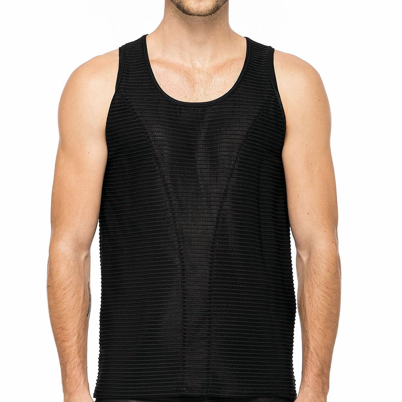 STRIPE JERSEY TANK