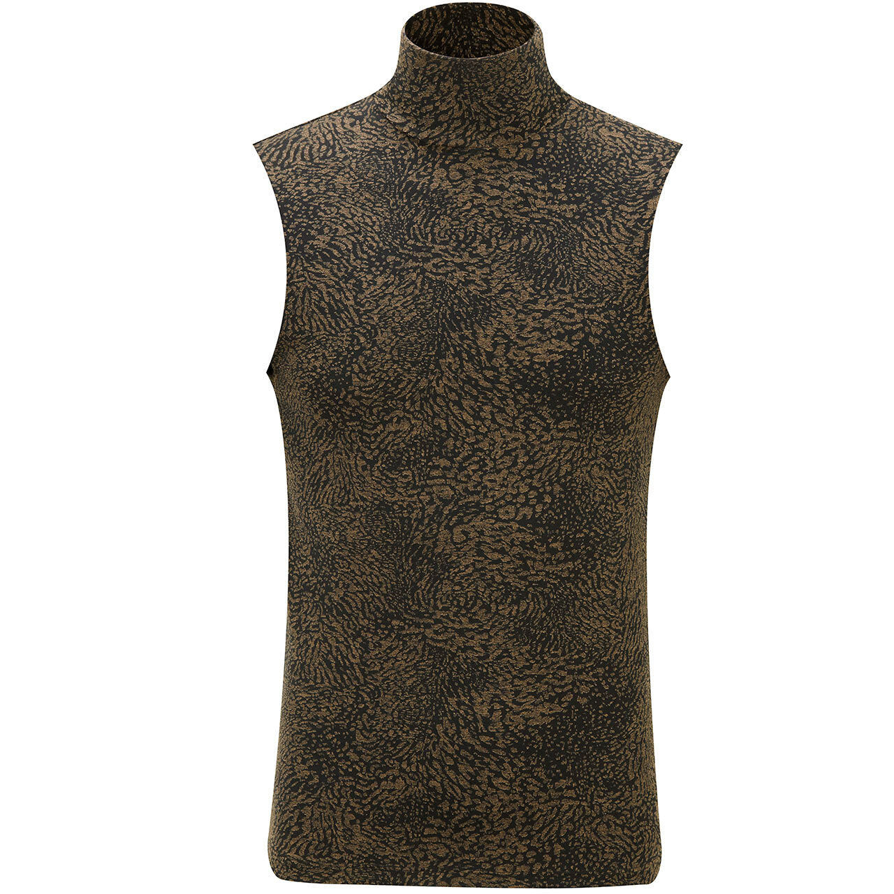 SLEEVELESS TURTLENECK