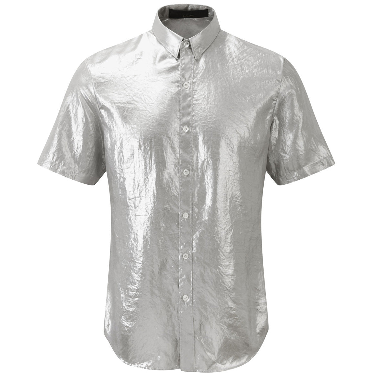 METALLIC TAILORED SHIRT