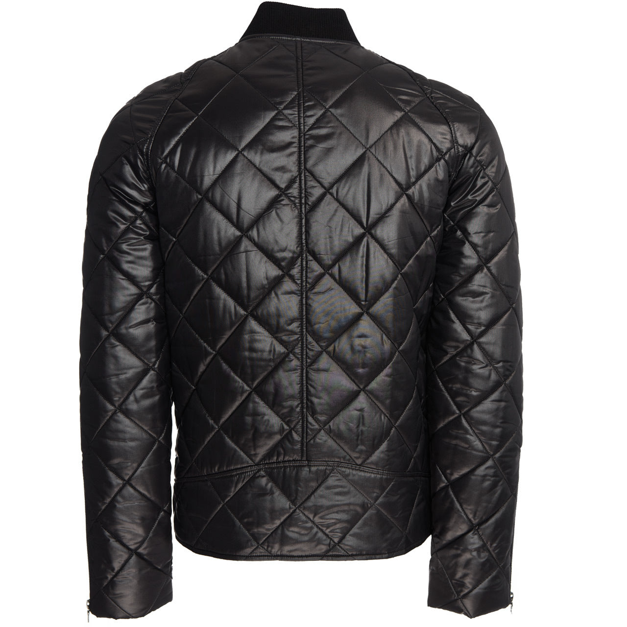QUILTED BIKER JACKET