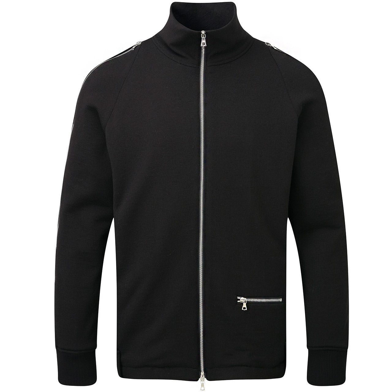 ZIPPERED SWEAT JACKET