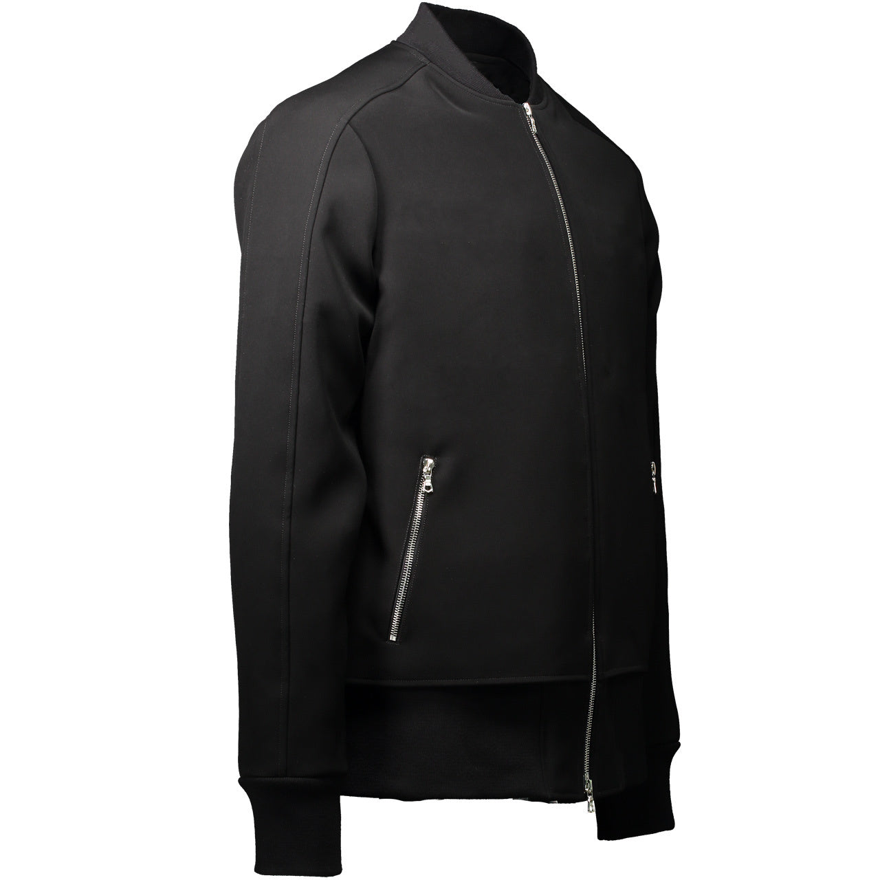 NEOPRENE LAYERED BOMBER JACKET