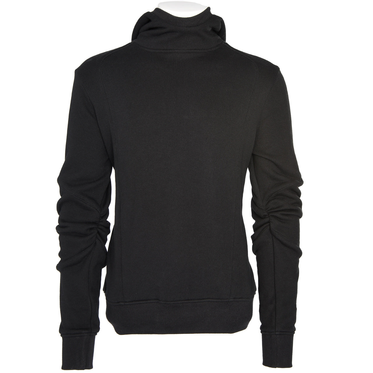 SHIRRED SLEEVES SWEATSHIRT-HOODIE
