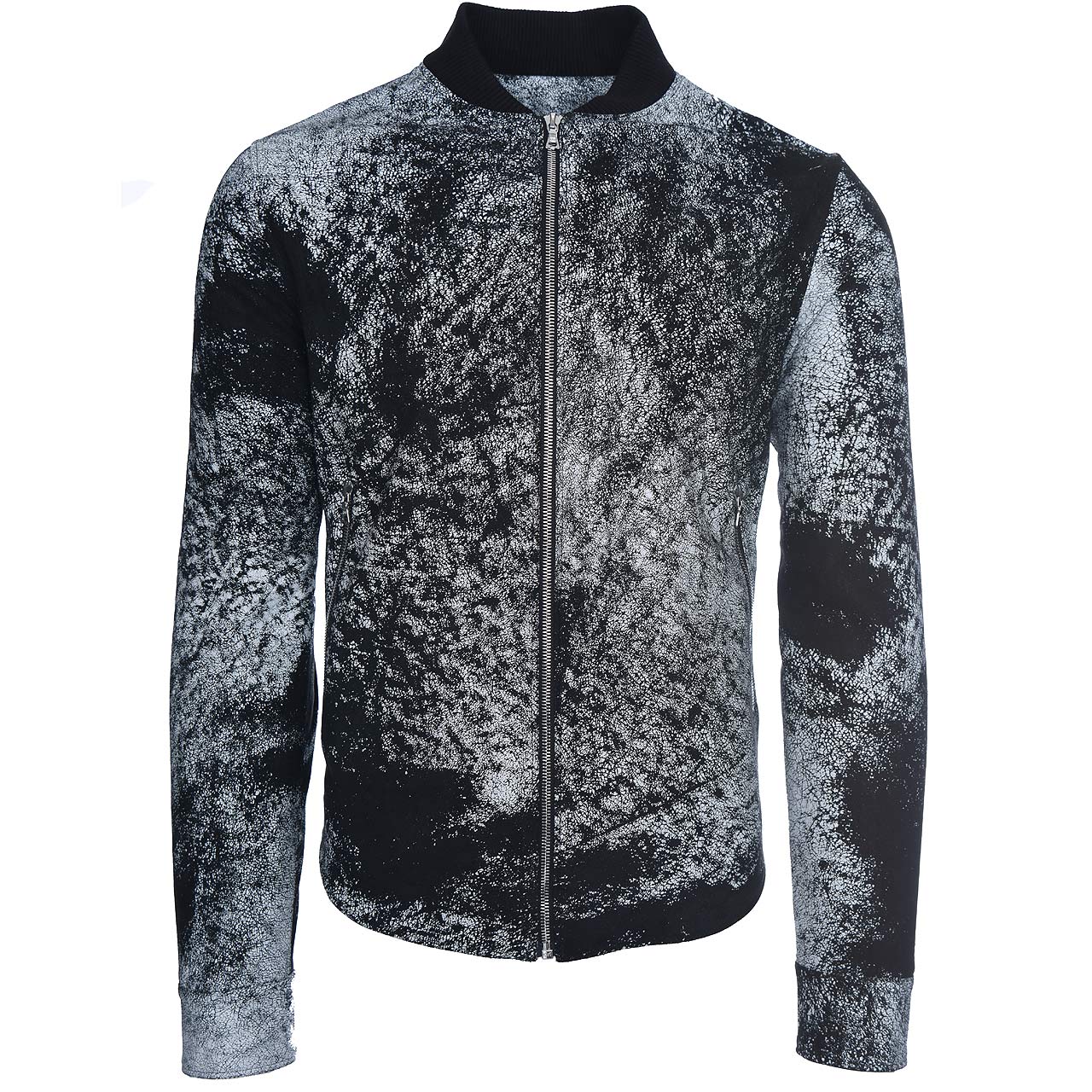 Acid Wash Biker Jacket